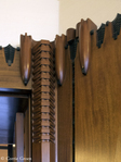 Derde etage. Detail afwerking directiekamer. M. de Klerk.
<br/>
Corrie Groen- Pickhard, 2015-02-20